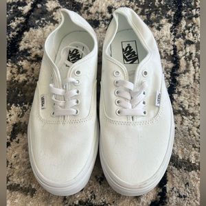 White Vans - Men’s 8.5, Women’s 10